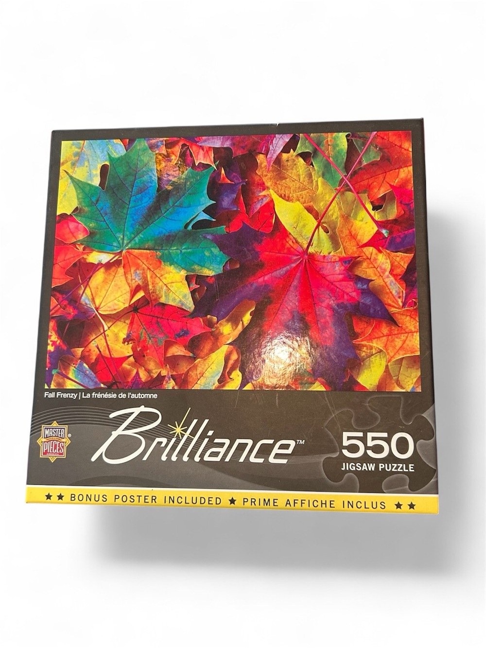 550 🧩 Fall Frenzy Brilliance Jigsaw Puzzle - by Master Pieces - Bright Colours!